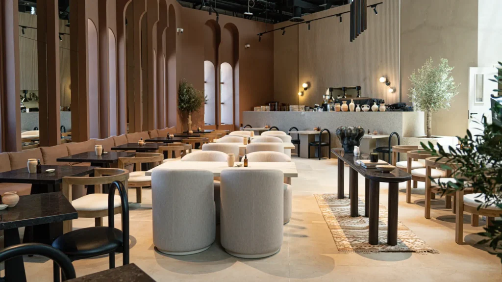 N57Café Seating Focus