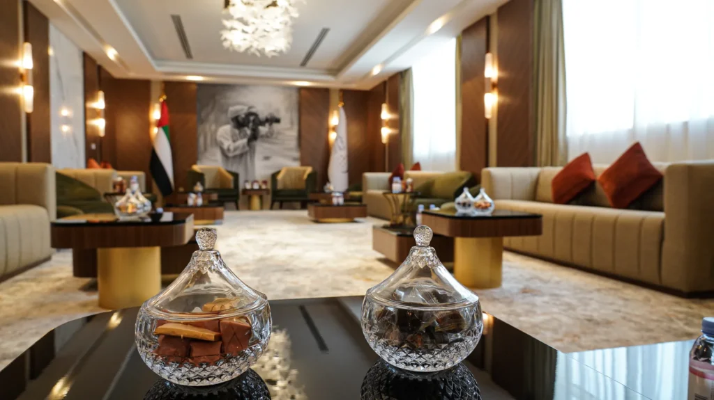 Emirates News Agency WAM office interior design by Monolith in Abu Dhabi