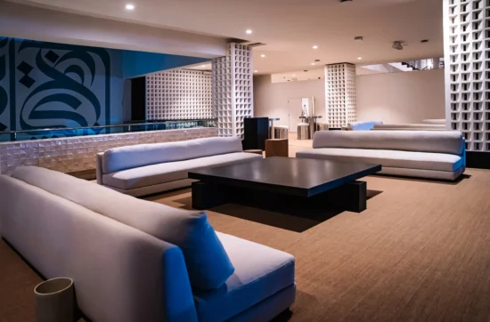 Yas Marina Circuit paddock interior design